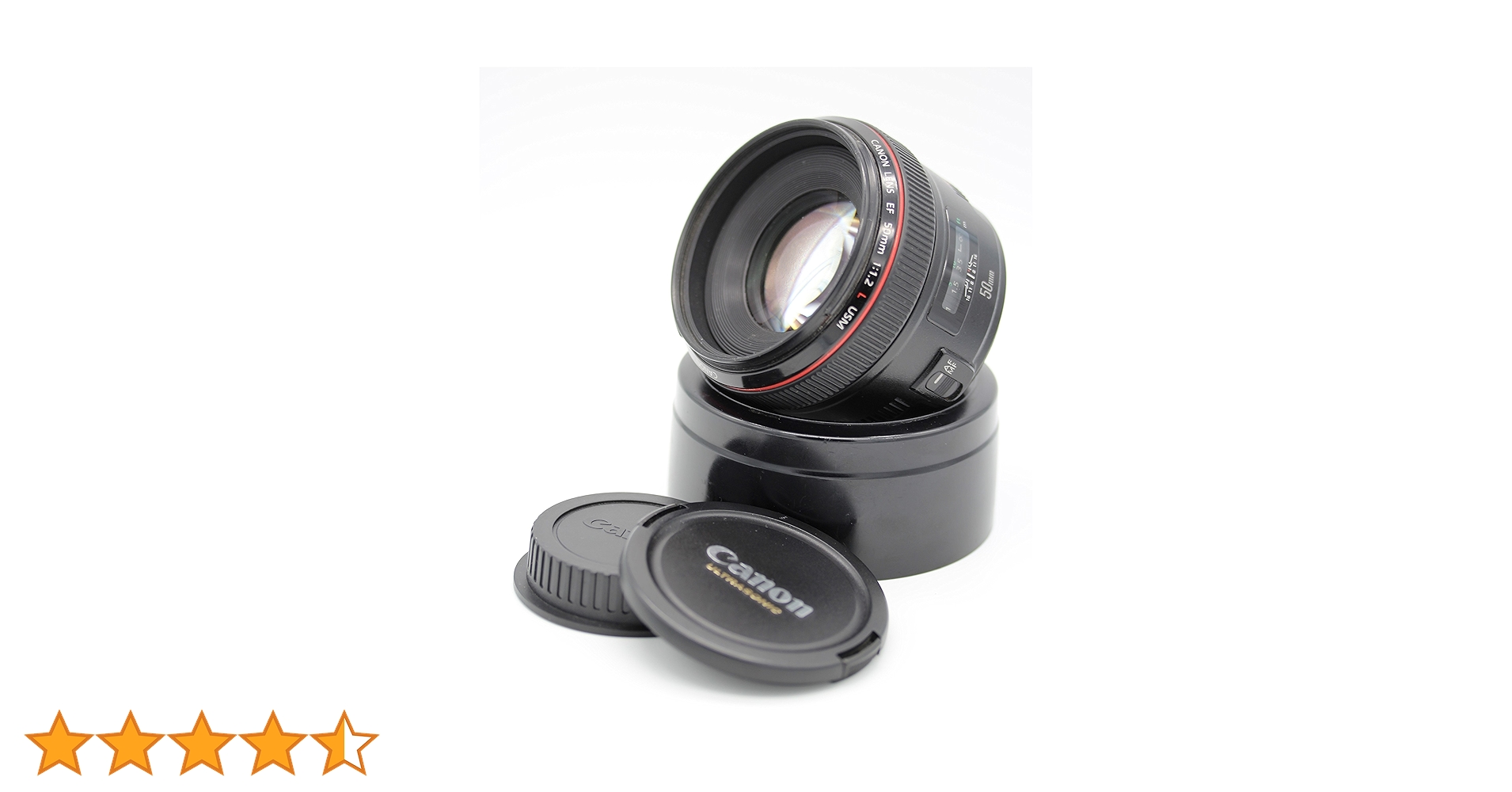 Canon EF 50 mm f/1.2L USM Lens, Black: Amazon.co.uk